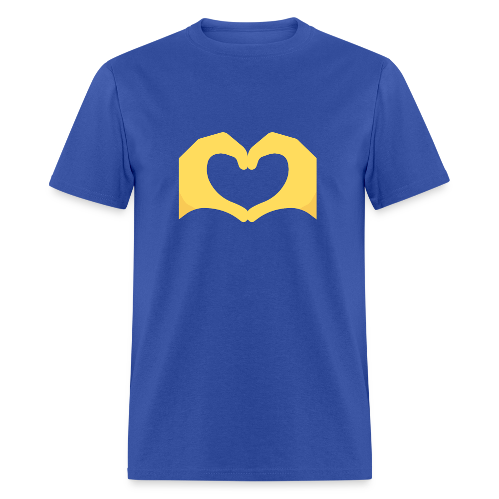 🫶 Heart Hands (Twemoji) Unisex Classic T-Shirt - royal blue