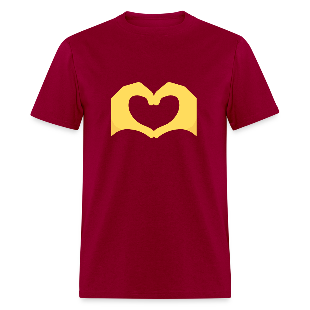 🫶 Heart Hands (Twemoji) Unisex Classic T-Shirt - dark red