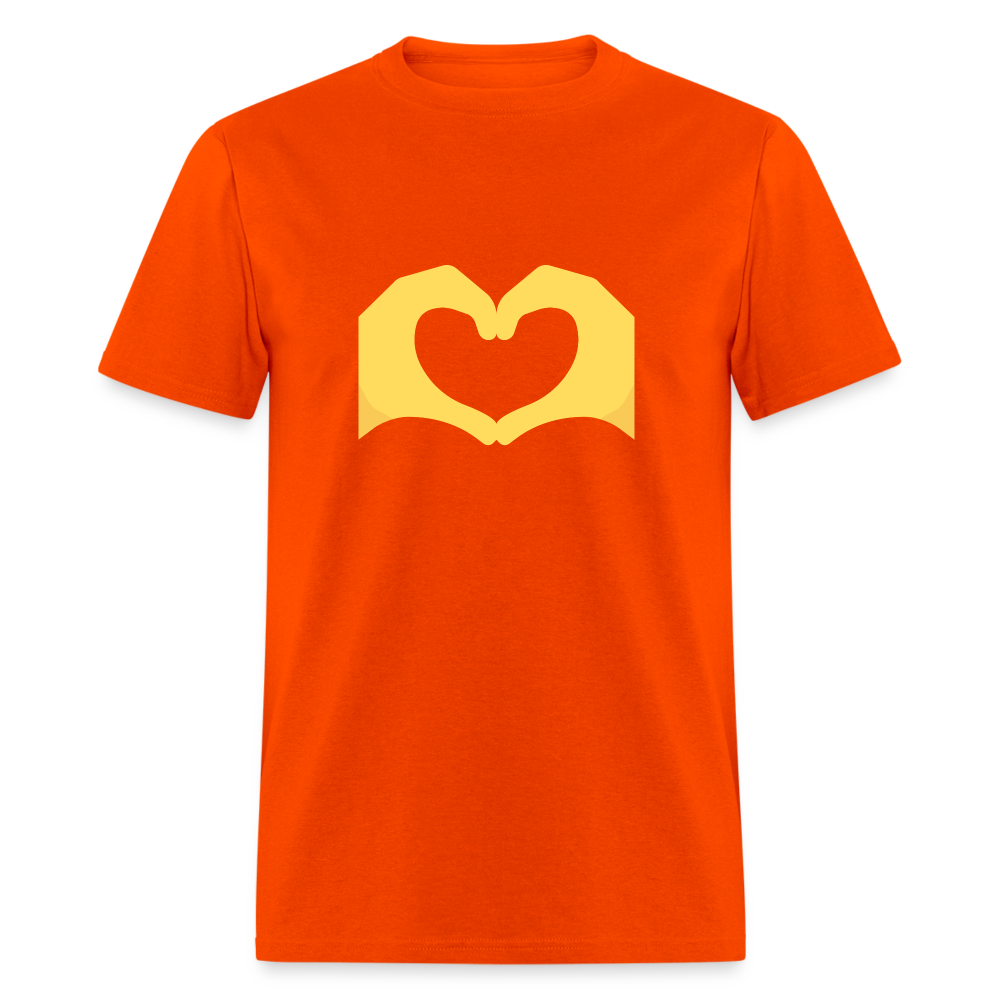 🫶 Heart Hands (Twemoji) Unisex Classic T-Shirt - orange