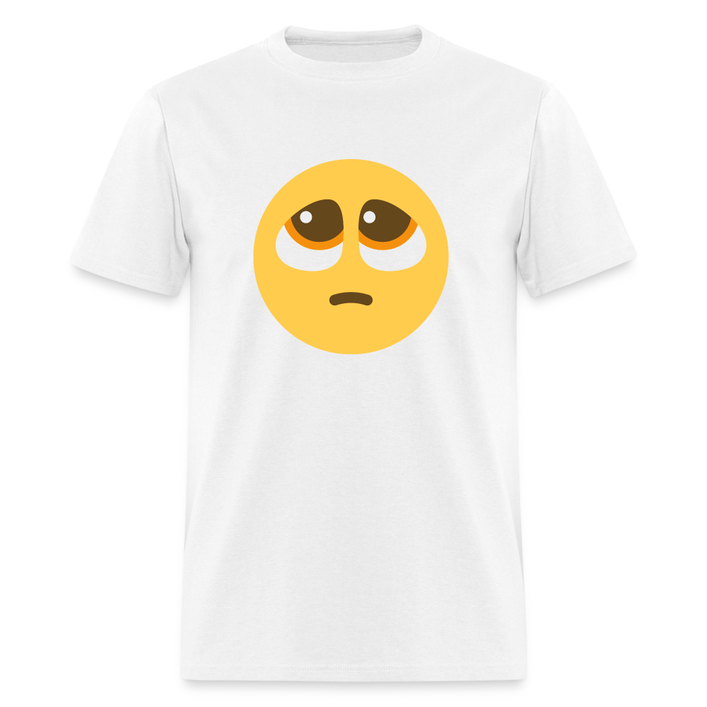 🥺 Pleading Face (Twemoji) Unisex Classic T-Shirt - white