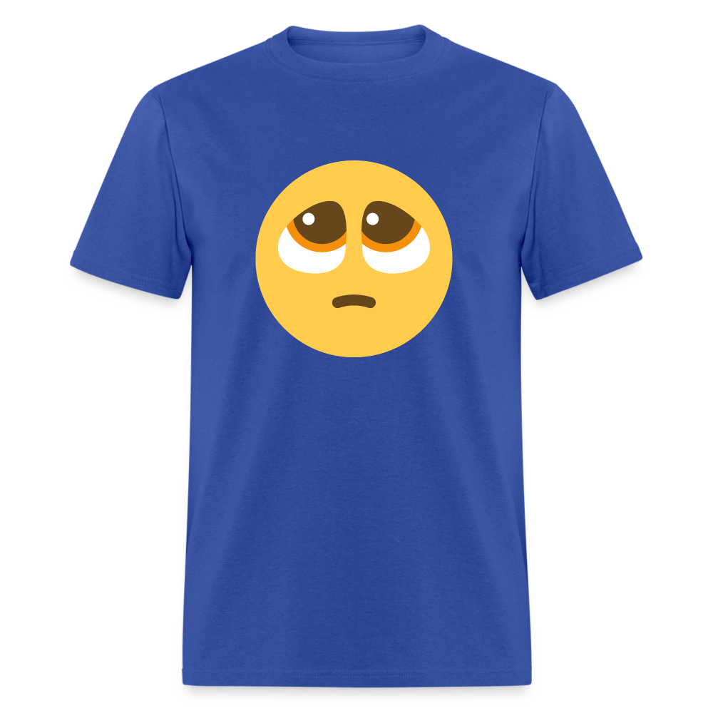 🥺 Pleading Face (Twemoji) Unisex Classic T-Shirt - royal blue