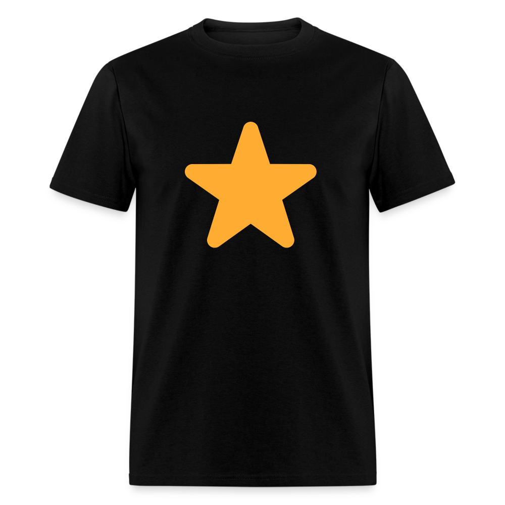 ⭐ Star (Twemoji) Unisex Classic T-Shirt - black