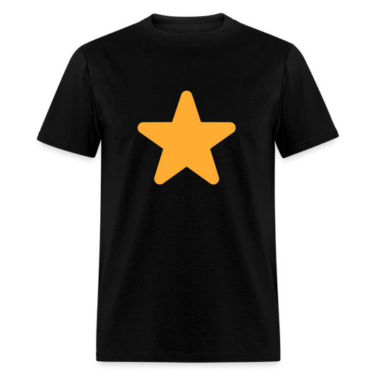 ⭐ Star (Twemoji) Unisex Classic T-Shirt - black