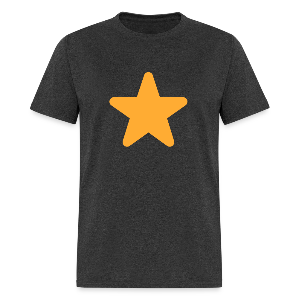 ⭐ Star (Twemoji) Unisex Classic T-Shirt - heather black