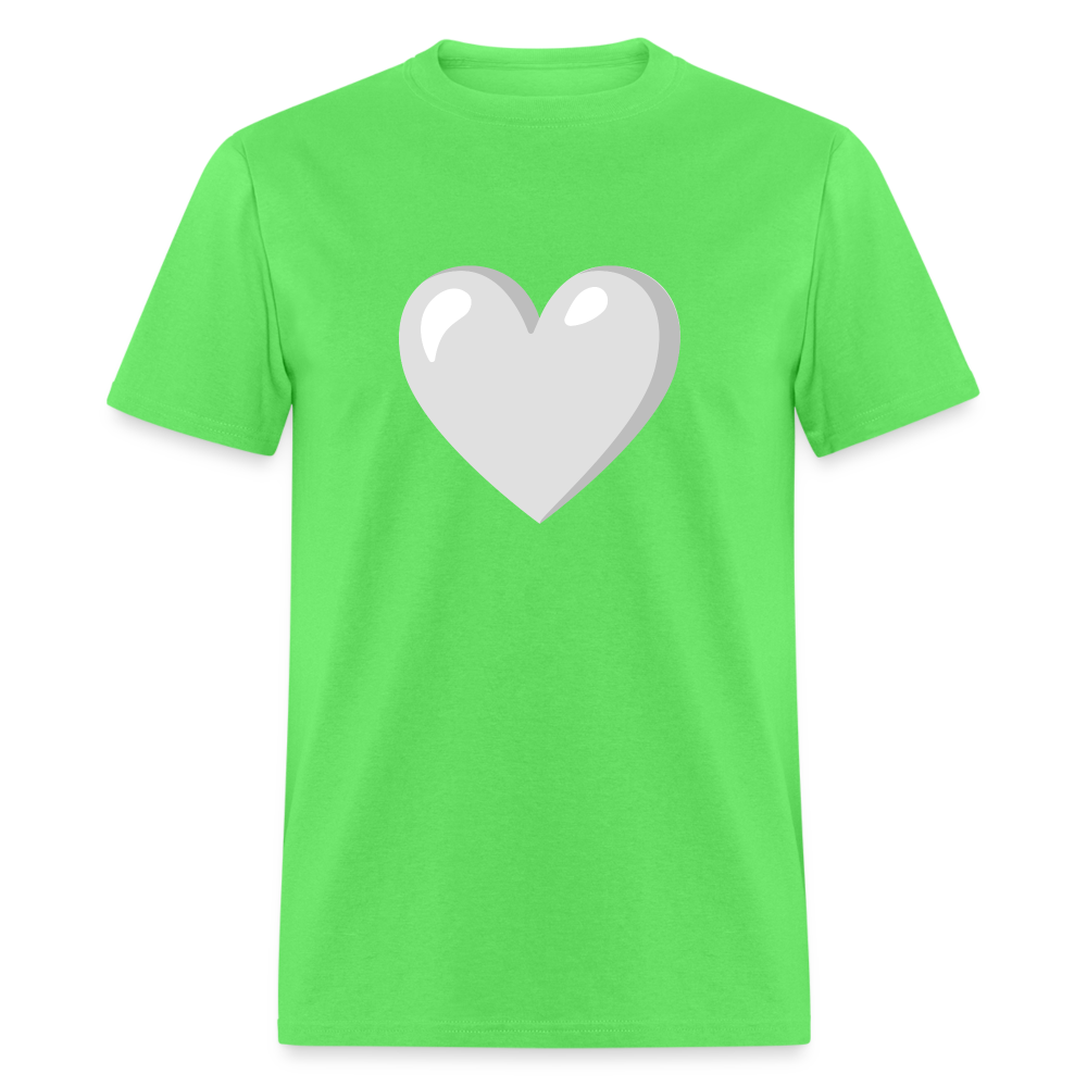 🤍 White Heart (Google Noto Color Emoji) Unisex Classic T-Shirt - kiwi