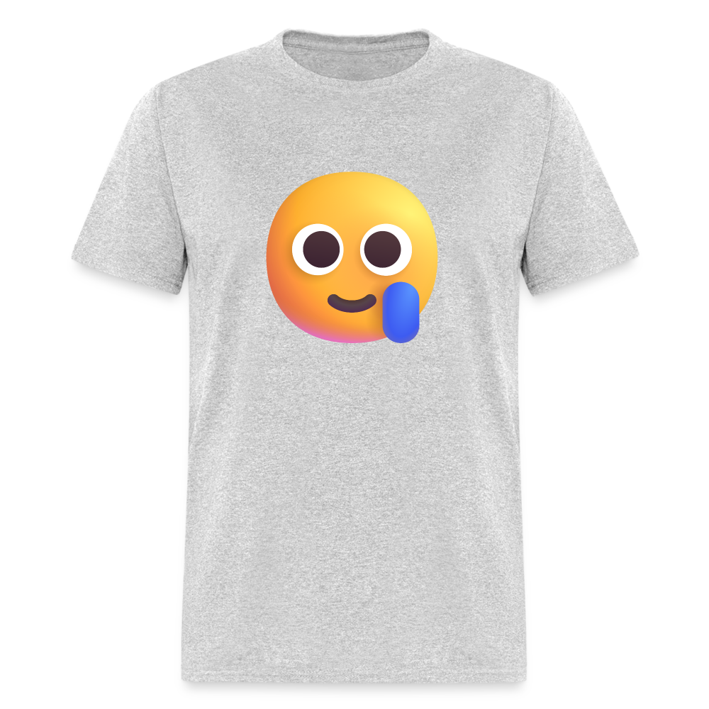 🥲 Smiling Face with Tear (Microsoft Fluent) Unisex Classic T-Shirt - heather gray