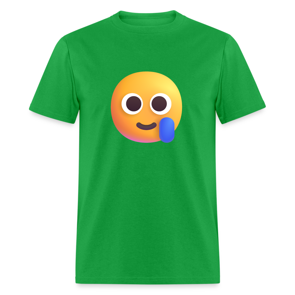 🥲 Smiling Face with Tear (Microsoft Fluent) Unisex Classic T-Shirt - bright green