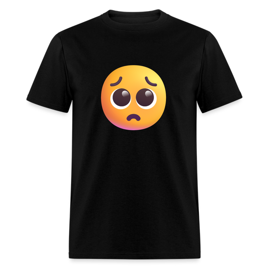 🥺 Pleading Face (Microsoft Fluent) Unisex Classic T-Shirt - black