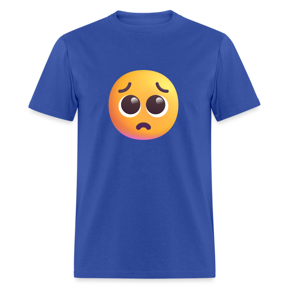 🥺 Pleading Face (Microsoft Fluent) Unisex Classic T-Shirt - royal blue