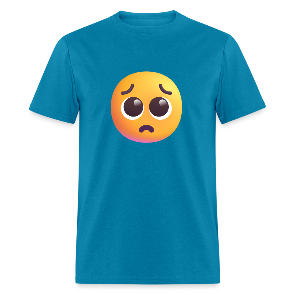 🥺 Pleading Face (Microsoft Fluent) Unisex Classic T-Shirt - turquoise