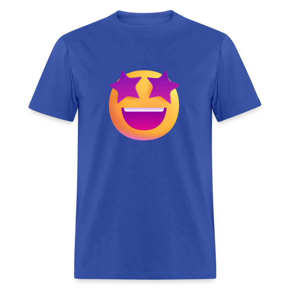 🤩 Star-Struck (Microsoft Fluent) Unisex Classic T-Shirt - royal blue