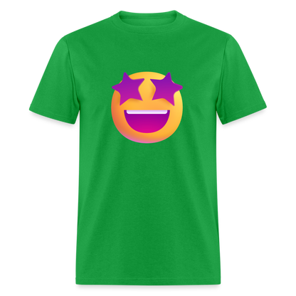 🤩 Star-Struck (Microsoft Fluent) Unisex Classic T-Shirt - bright green