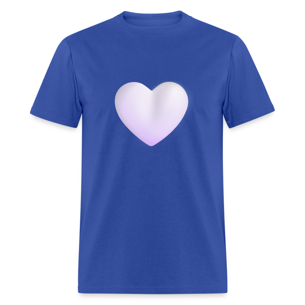 🤍 White Heart (Microsoft Fluent) Unisex Classic T-Shirt - royal blue