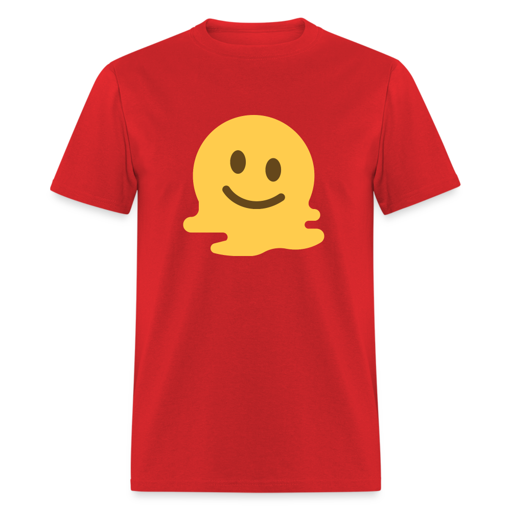 🫠 Melting Face (Twemoji) Unisex Classic T-Shirt - red