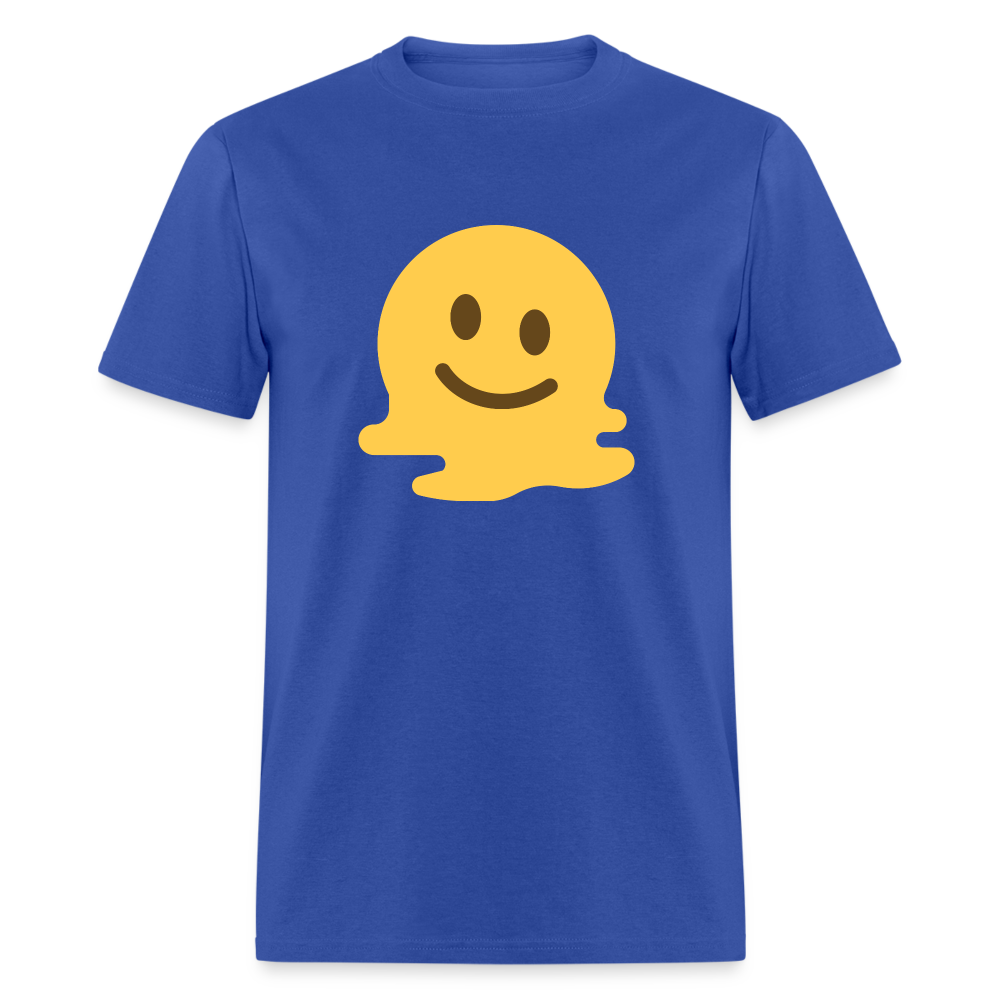 🫠 Melting Face (Twemoji) Unisex Classic T-Shirt - royal blue