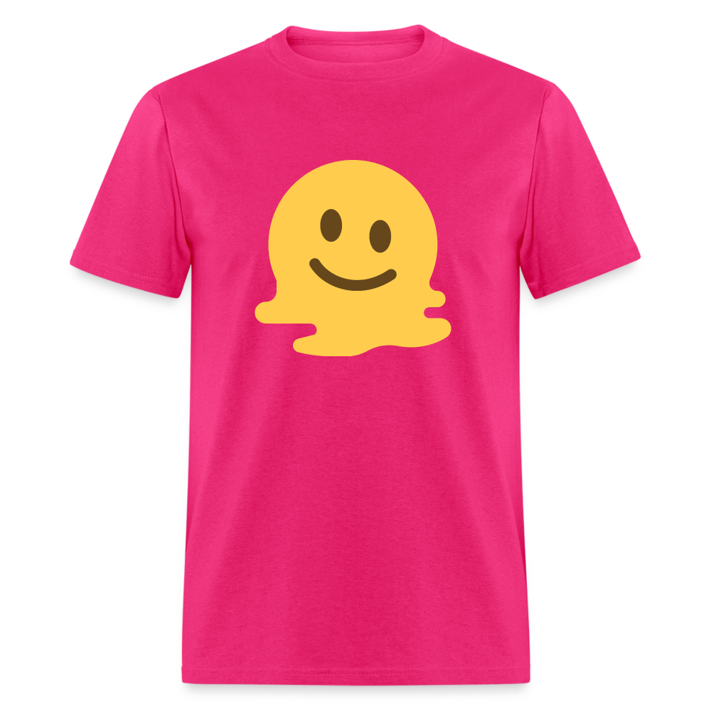 🫠 Melting Face (Twemoji) Unisex Classic T-Shirt - fuchsia