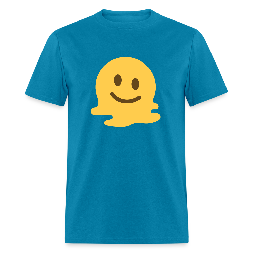 🫠 Melting Face (Twemoji) Unisex Classic T-Shirt - turquoise
