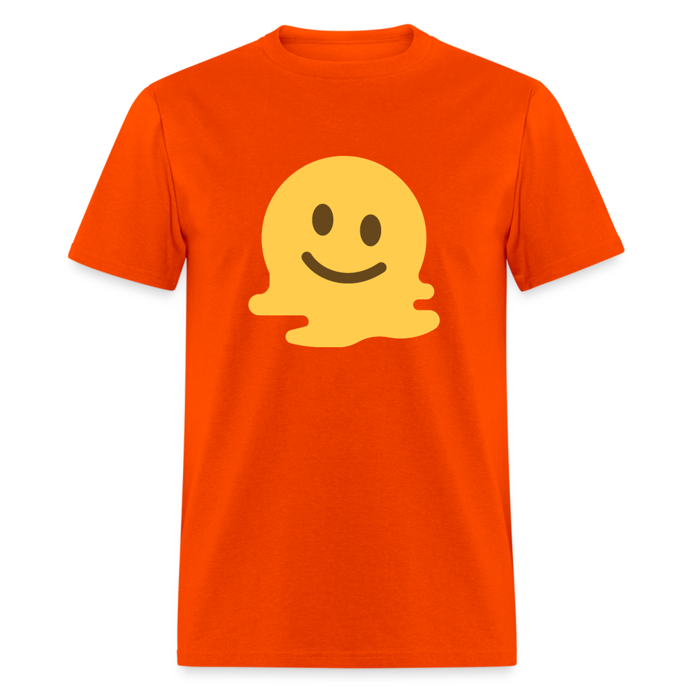 🫠 Melting Face (Twemoji) Unisex Classic T-Shirt - orange