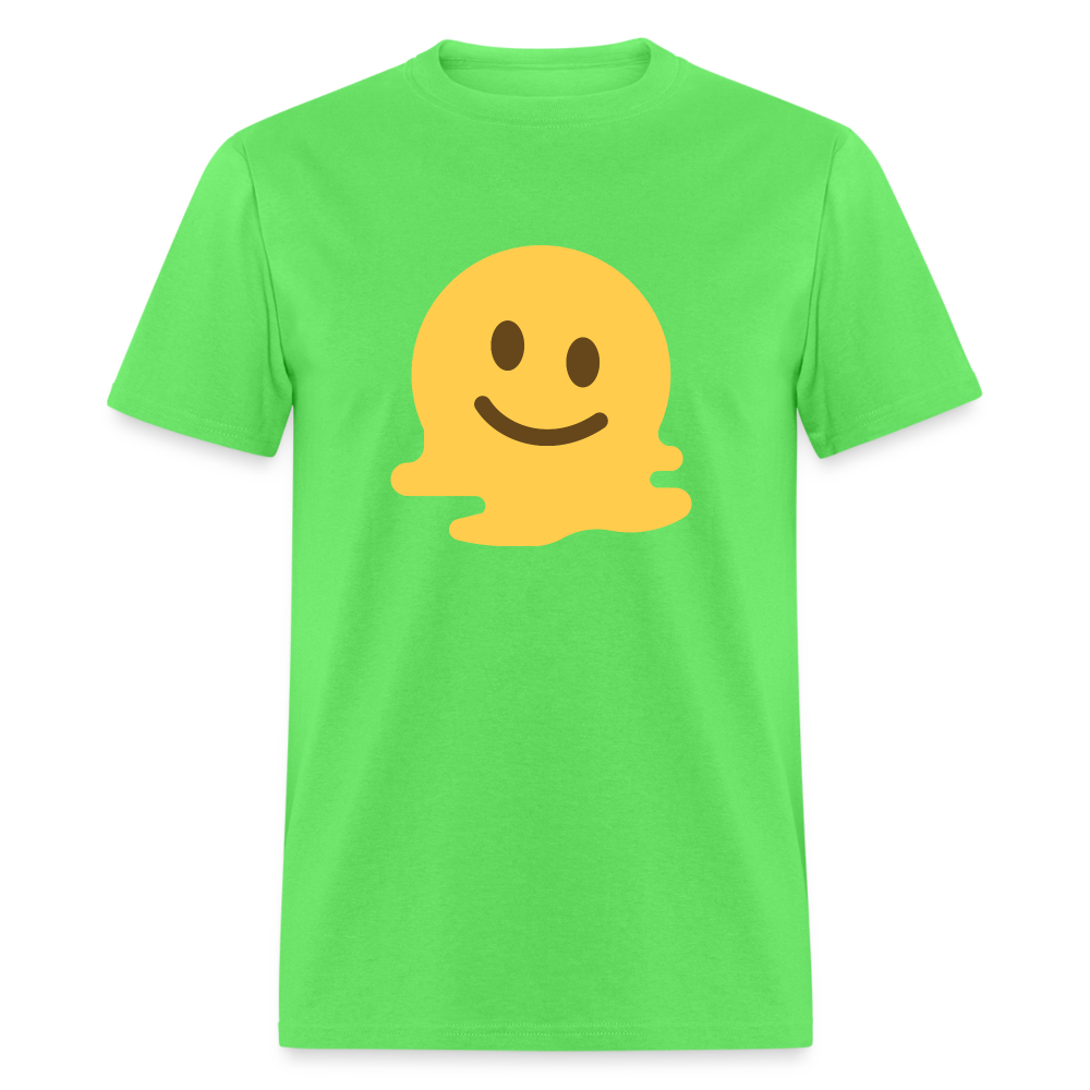 🫠 Melting Face (Twemoji) Unisex Classic T-Shirt - kiwi
