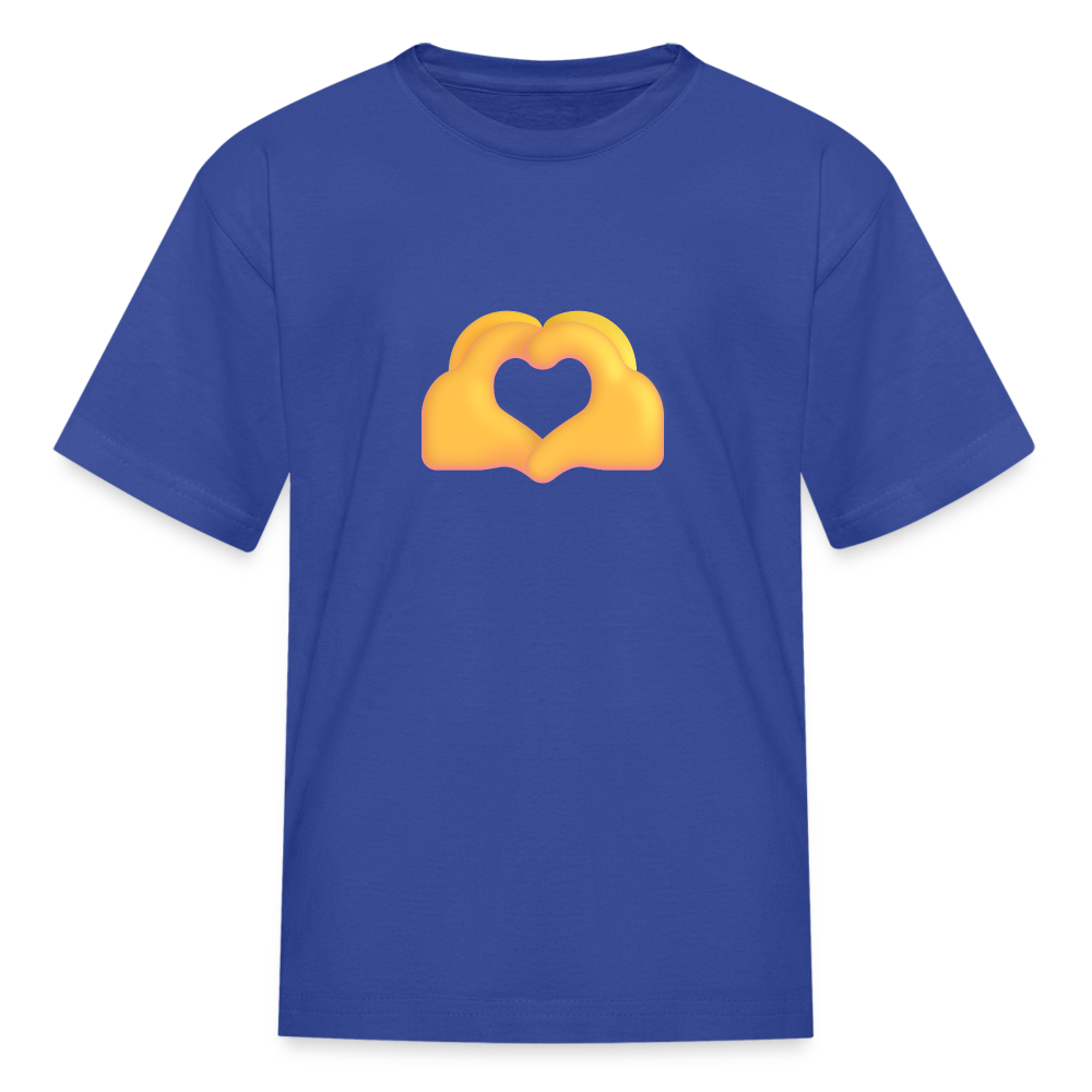 🫶 Heart Hands (Microsoft Fluent) Kids' T-Shirt - royal blue