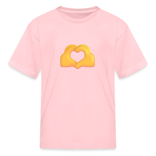 🫶 Heart Hands (Microsoft Fluent) Kids' T-Shirt - pink
