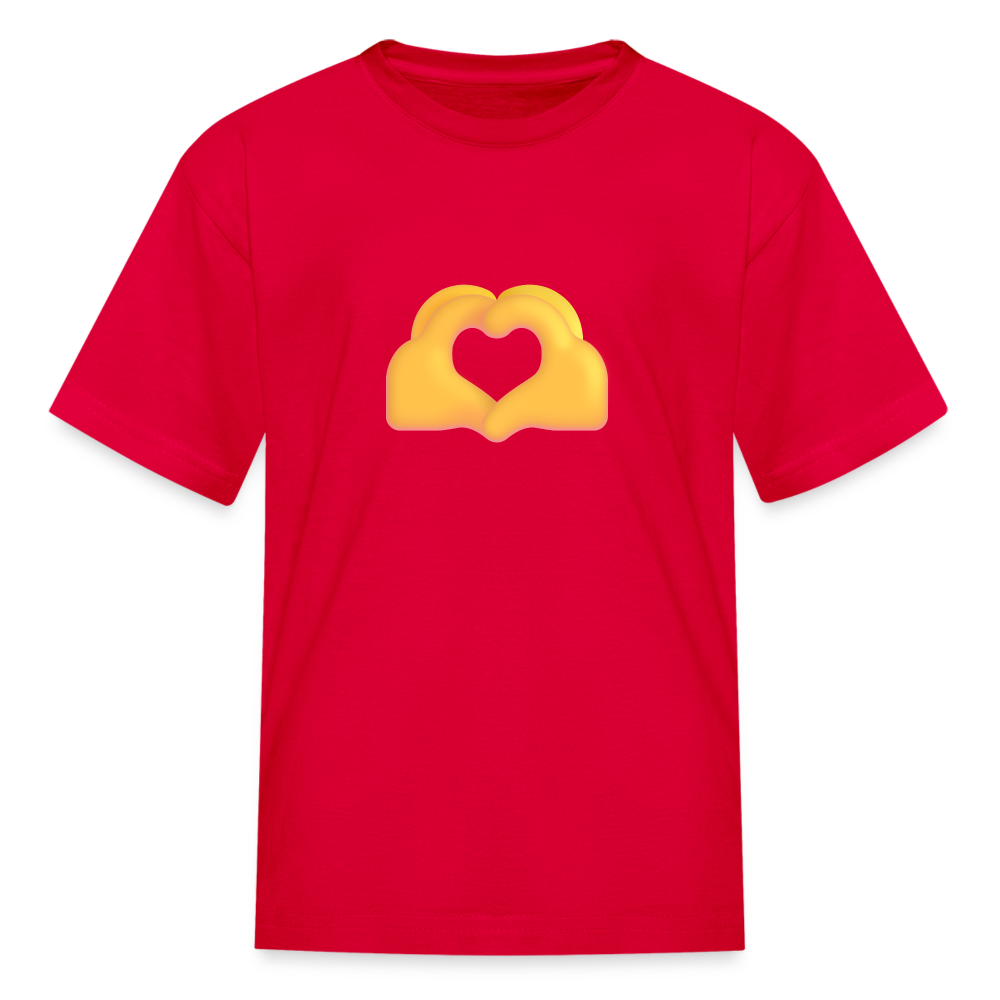 🫶 Heart Hands (Microsoft Fluent) Kids' T-Shirt - red