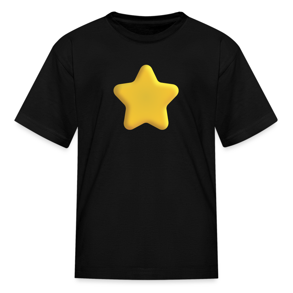 ⭐ Star (Microsoft Fluent) Kids' T-Shirt - black