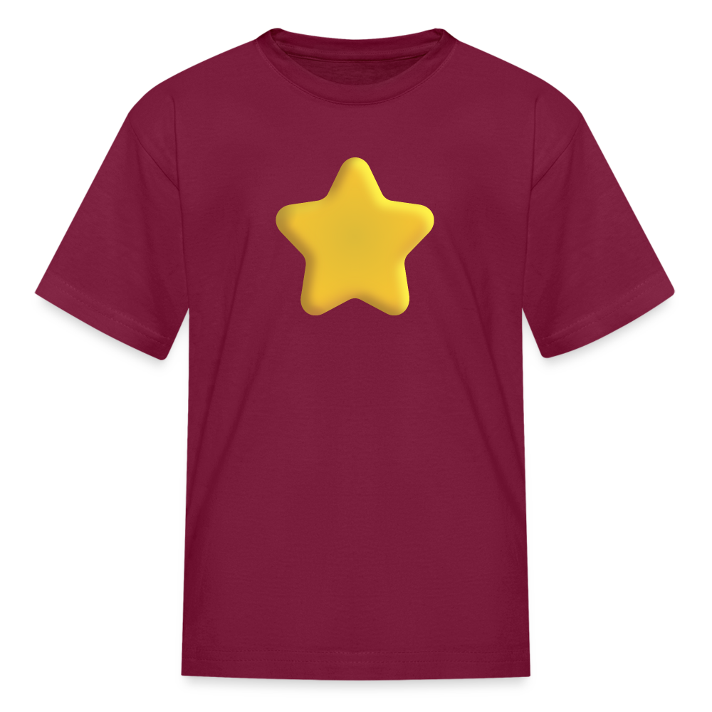 ⭐ Star (Microsoft Fluent) Kids' T-Shirt - burgundy