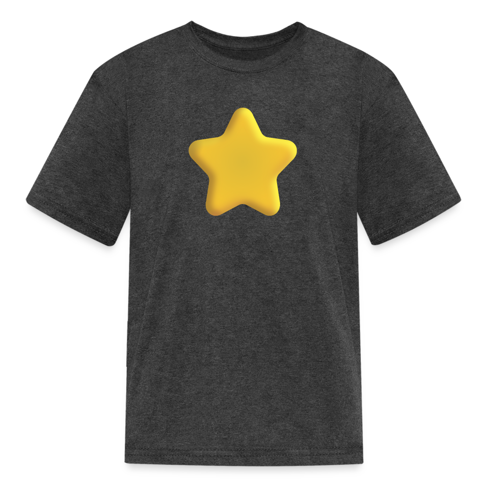 ⭐ Star (Microsoft Fluent) Kids' T-Shirt - heather black