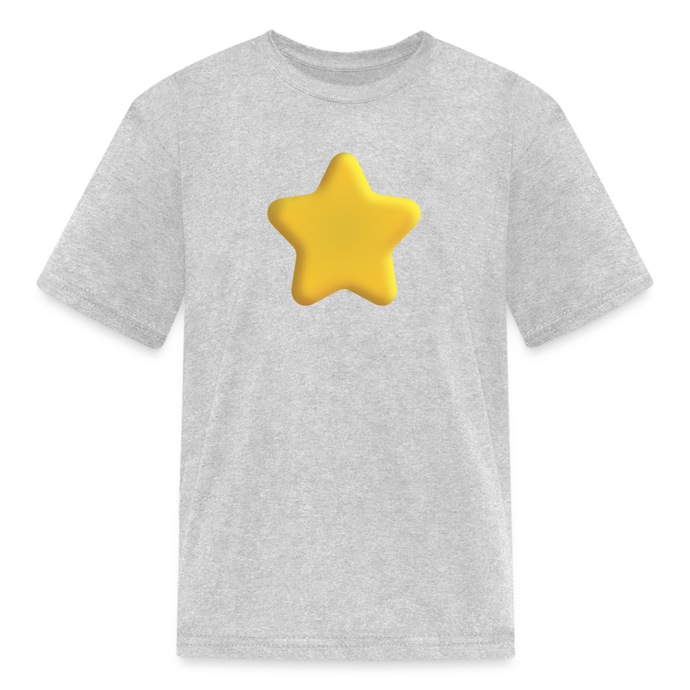 ⭐ Star (Microsoft Fluent) Kids' T-Shirt - heather gray