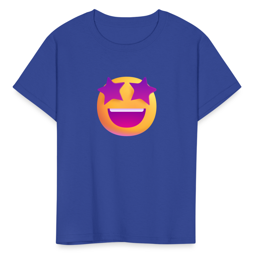 🤩 Star-Struck (Microsoft Fluent) Kids' T-Shirt - royal blue