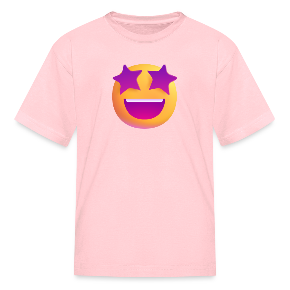 🤩 Star-Struck (Microsoft Fluent) Kids' T-Shirt - pink