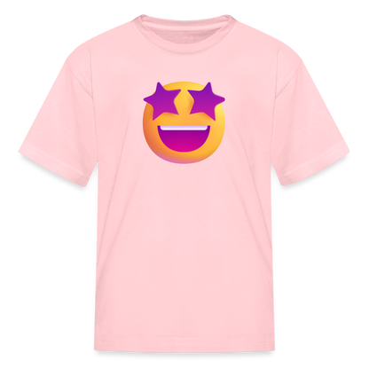 🤩 Star-Struck (Microsoft Fluent) Kids' T-Shirt - pink