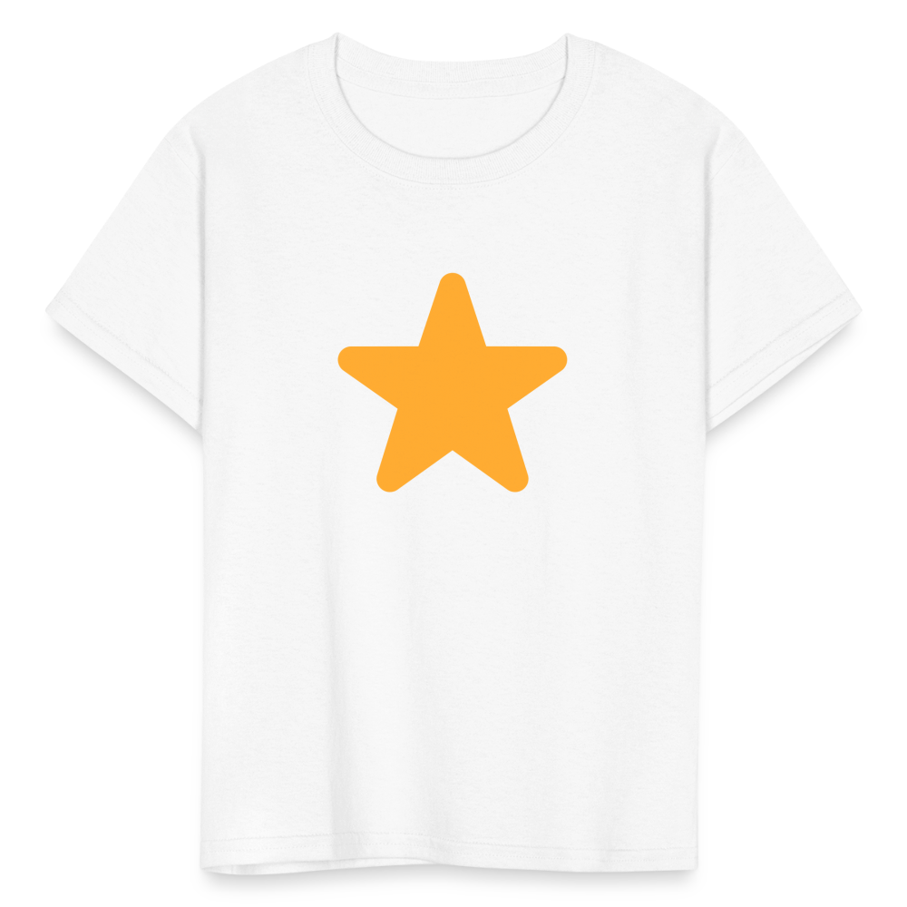 ⭐ Star (Twemoji) Kids' T-Shirt - white