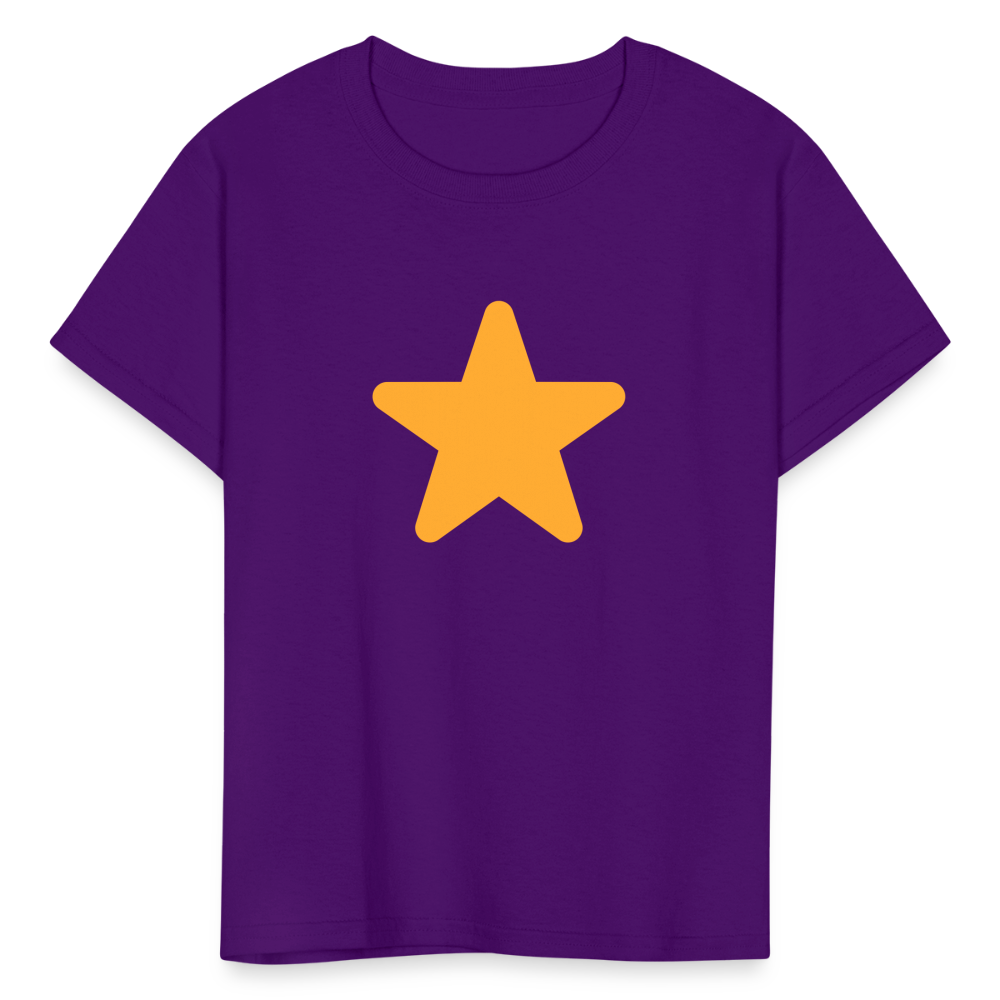 ⭐ Star (Twemoji) Kids' T-Shirt - purple