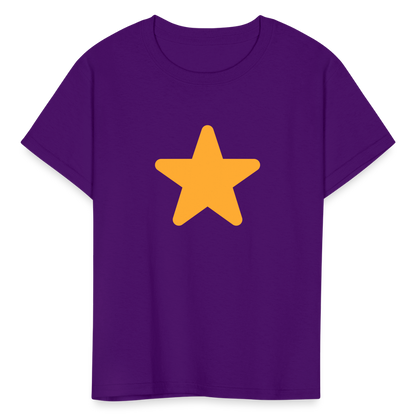⭐ Star (Twemoji) Kids' T-Shirt - purple
