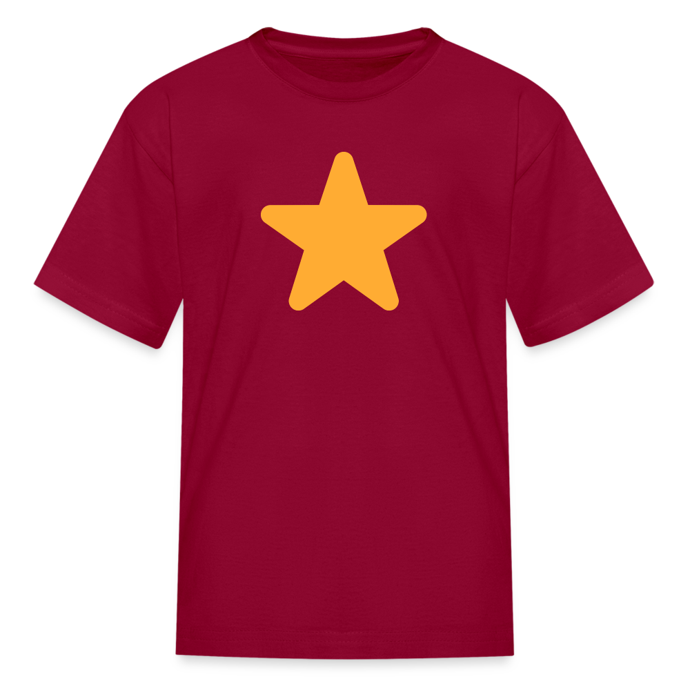 ⭐ Star (Twemoji) Kids' T-Shirt - dark red