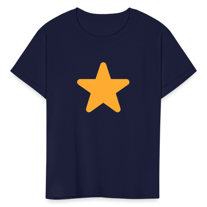 ⭐ Star (Twemoji) Kids' T-Shirt - navy