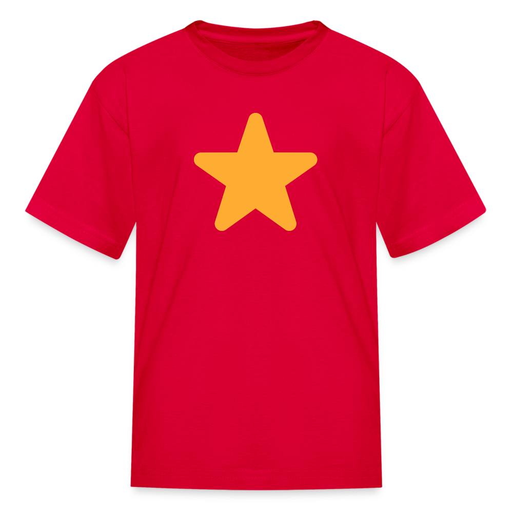 ⭐ Star (Twemoji) Kids' T-Shirt - red