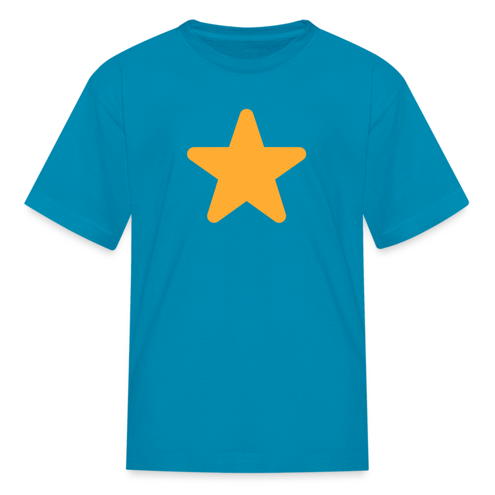⭐ Star (Twemoji) Kids' T-Shirt - turquoise