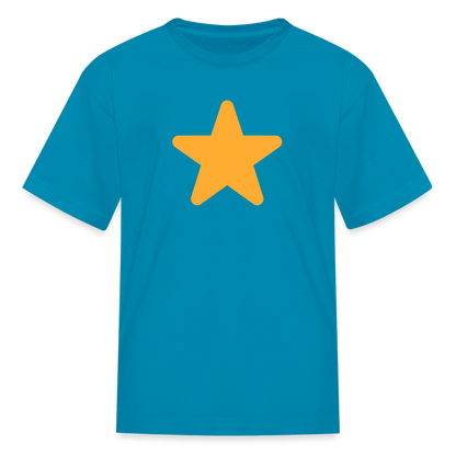 ⭐ Star (Twemoji) Kids' T-Shirt - turquoise