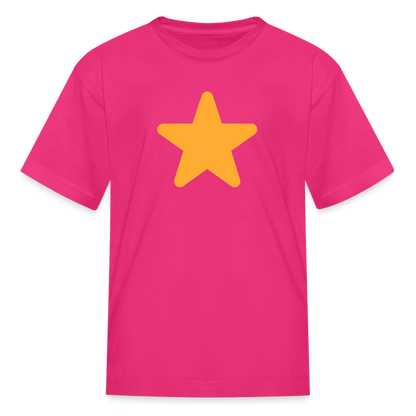 ⭐ Star (Twemoji) Kids' T-Shirt - fuchsia