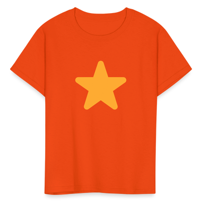 ⭐ Star (Twemoji) Kids' T-Shirt - orange