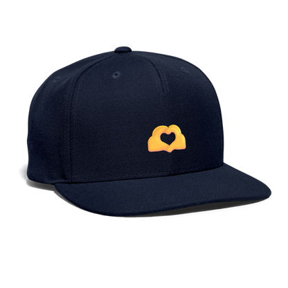 🫶 Heart Hands (Microsoft Fluent) Snapback Baseball Cap - navy
