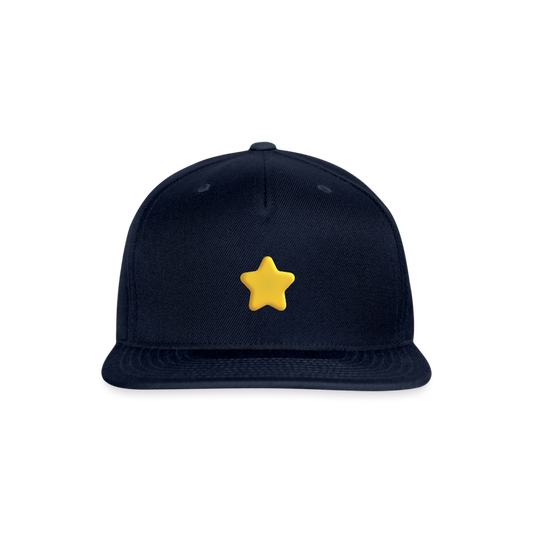 ⭐ Star (Microsoft Fluent) Snapback Baseball Cap - navy