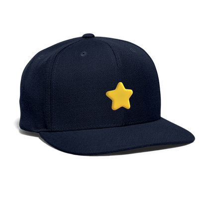 ⭐ Star (Microsoft Fluent) Snapback Baseball Cap - navy