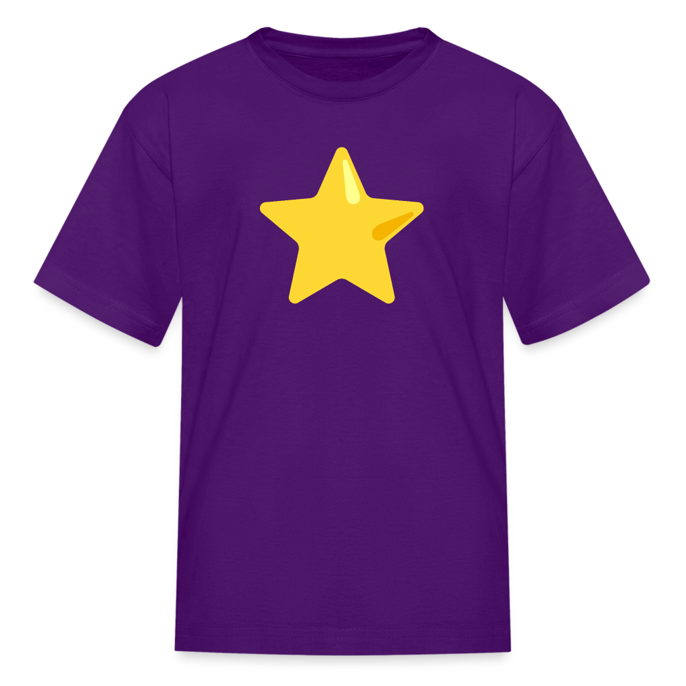 ⭐ Star (Google Noto Color Emoji) Kids' T-Shirt - purple
