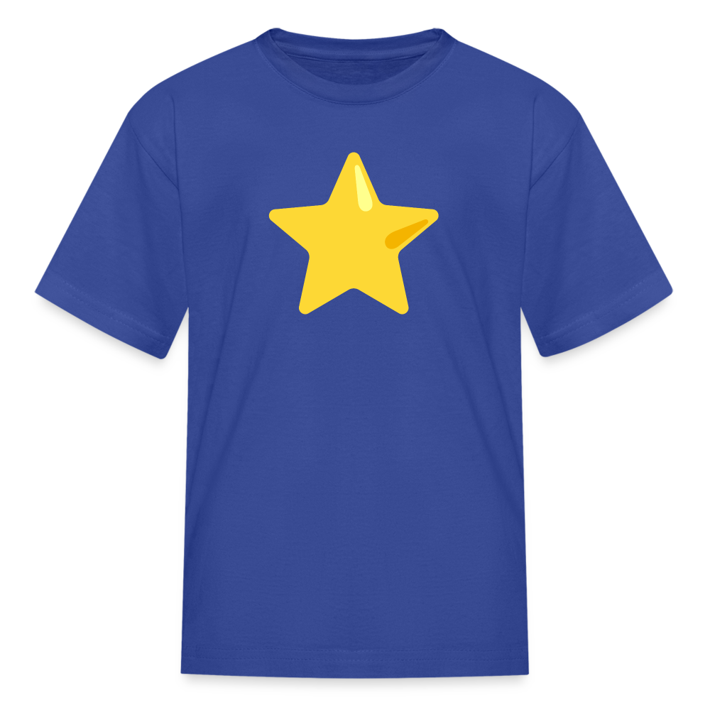 ⭐ Star (Google Noto Color Emoji) Kids' T-Shirt - royal blue