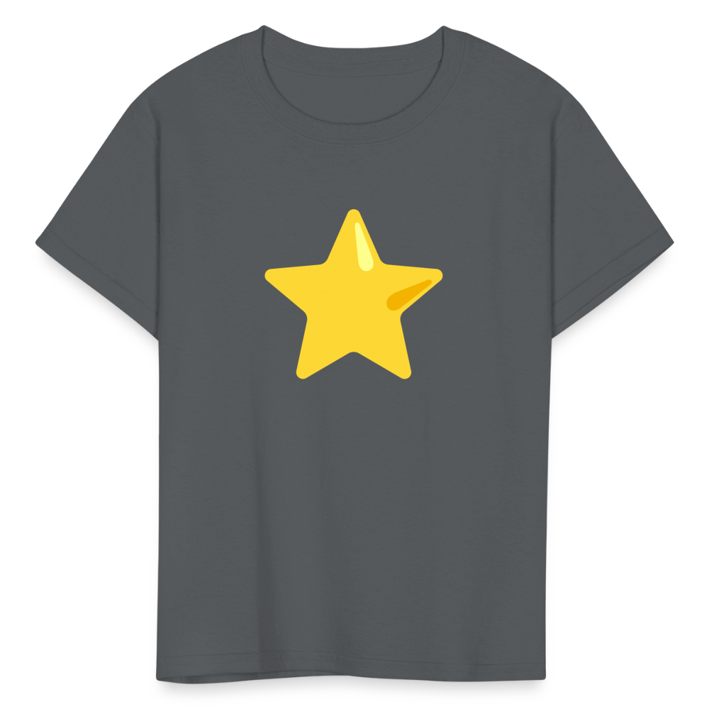 ⭐ Star (Google Noto Color Emoji) Kids' T-Shirt - charcoal