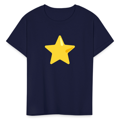 ⭐ Star (Google Noto Color Emoji) Kids' T-Shirt - navy